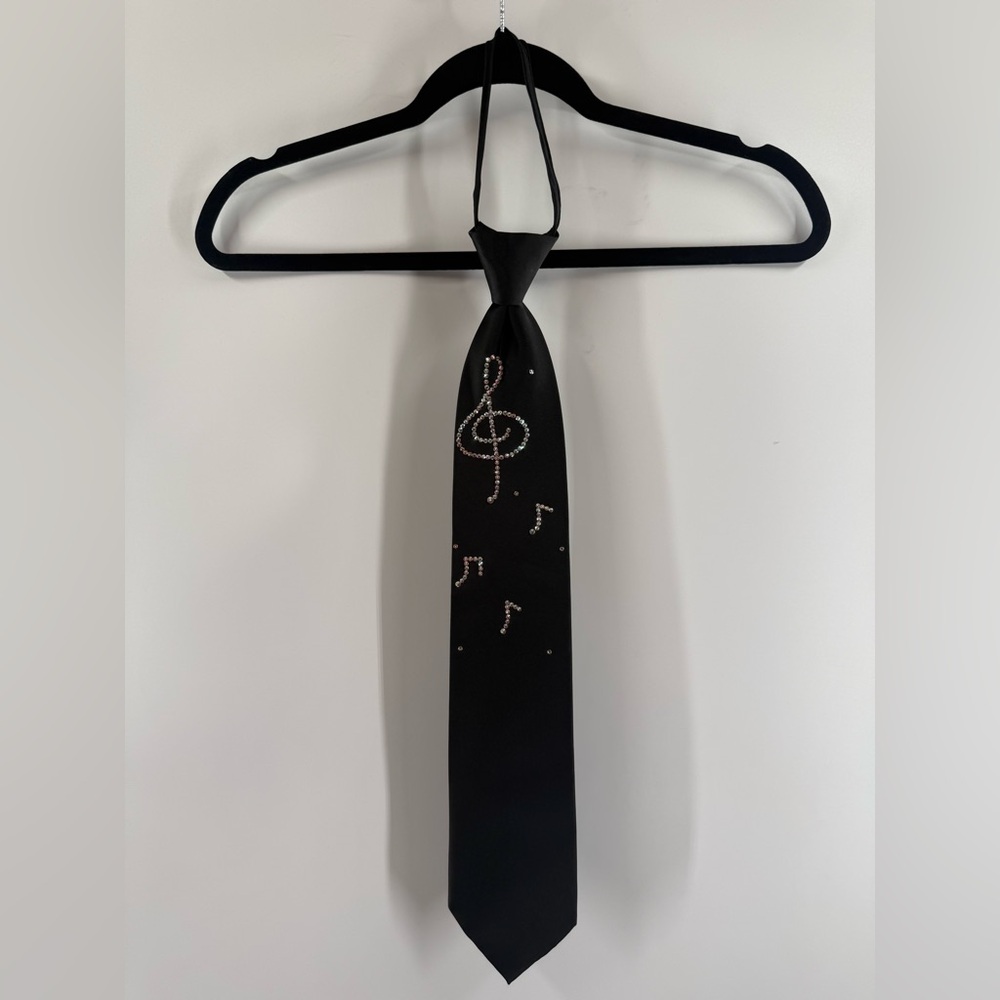 EUC Fratello Crystallized Music Notes Zip Tie - Picture 4 of 10